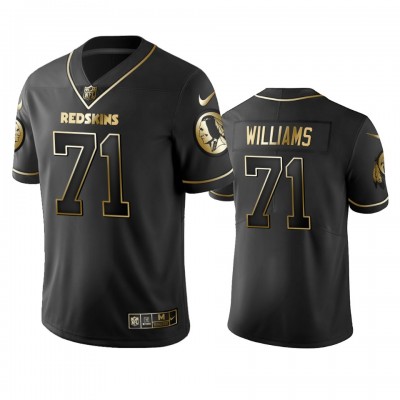 Nike Washington Commanders #71 Trent Williams Men's Stitched NFL Vapor Untouchable Limited Black Golden Jersey Men's